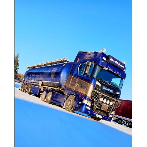 Tekno Tekno Scania Next Gen S-serie with 4-axle silo trailer ANNE TRANSPORT