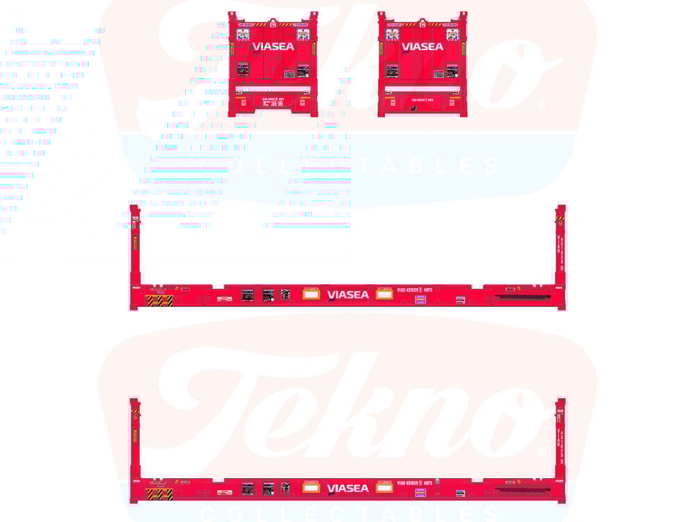 Tekno Tekno 40ft. flatrack container TB VIASEA