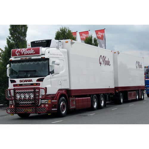 WSI WSI Scania R5 highline koelwagen met drawbar trailer G. KOOLE