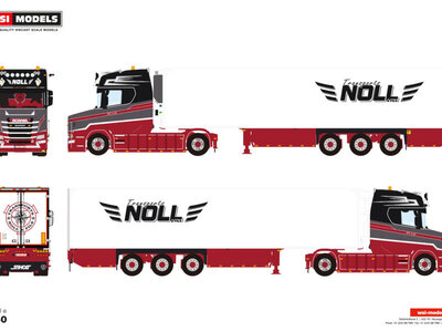 WSI WSI Scania Vlastuin S Torpedo highline facelift 4x2 met  3-assige koeltrailer TRANSPORTS NOLL