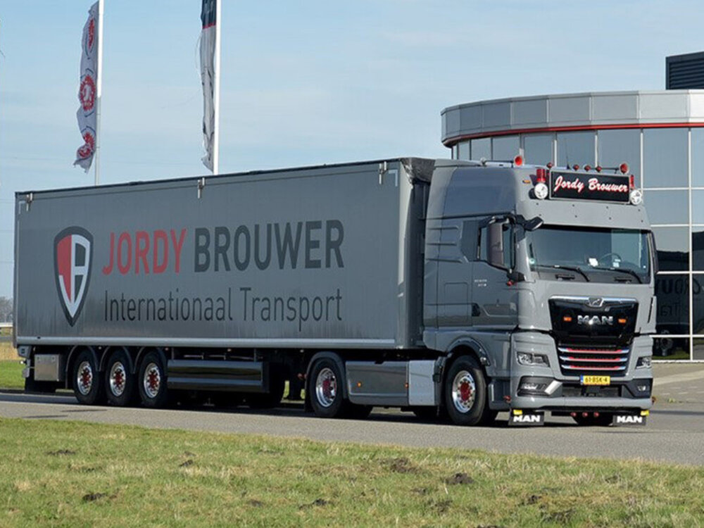 WSI WSI MAN TGX GX 4x2 + 3-axle volume trailer JORDY BROUWER TRANSPORT