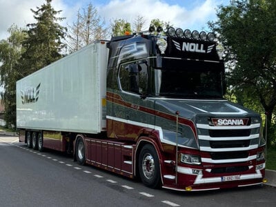 WSI WSI Scania Vlastuin S Torpedo highline facelift 4x2 met  3-assige koeltrailer TRANSPORTS NOLL