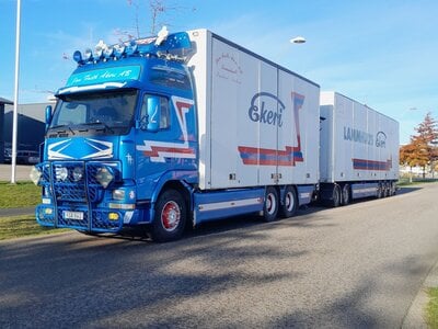 Tekno Tekno Volvo FH01 Globetrotter XL Swedish 24m combination JAN FASTH
