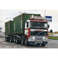 WSI Volvo F12 Rigid truck 8x2  with 3-axle container trailer + 2 x 20ft. container N. MIJNDERS
