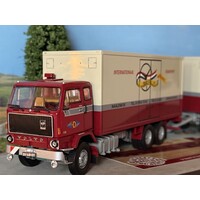 Tekno Volvo F89 rigid truck with 2-axle trailer VAN DAALEN