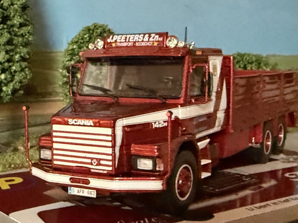 Tekno Tekno Scania 142 Torpedo motorwagen PEETERS