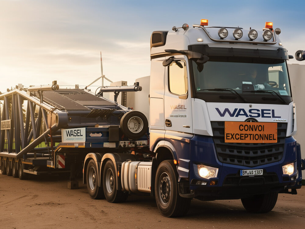 IMC Mercedes Arocs 6x4 with 4-axle Nooteboom WASEL