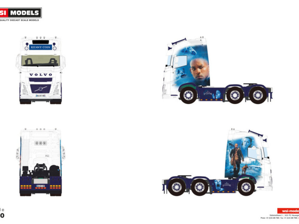 WSI WSI Volvo FH aero Globetrotter XL 6x2 KENNY COIN