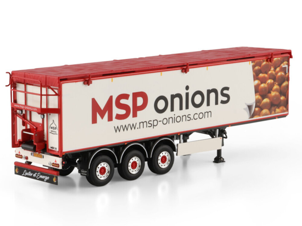 WSI WSI 3-axle twin steer belt trailer MSP ONIONS