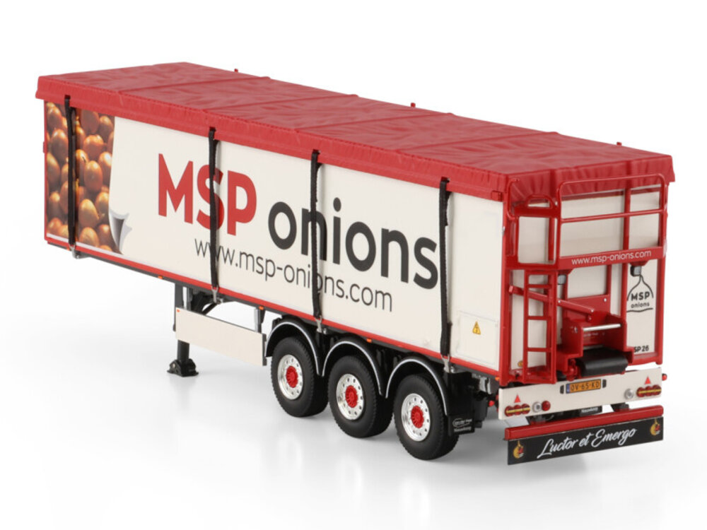 WSI WSI 3-axle twin steer belt trailer MSP ONIONS