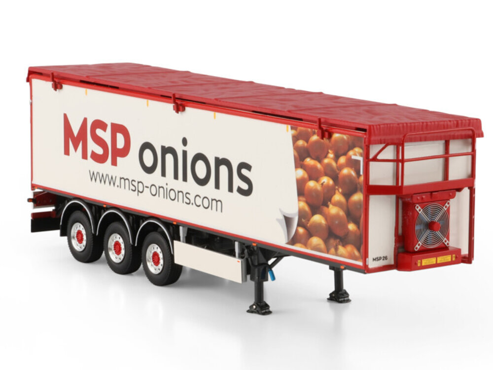 WSI WSI 3-axle twin steer belt trailer MSP ONIONS