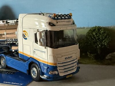 Tekno Tekno DAF XG+ with 3-axle tank trailer SCHAFFELAARBOS