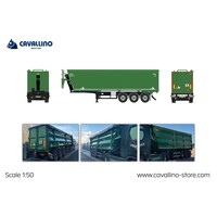 Cavallino 3-axle tipper trailer VRIESWIJK