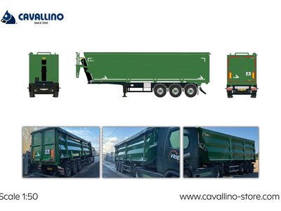 Cavallino Cavallino 3-axle tipper trailer VRIESWIJK