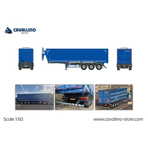 Cavallino Cavallino 3-axle tipper trailer MICHEL MÖHLEN