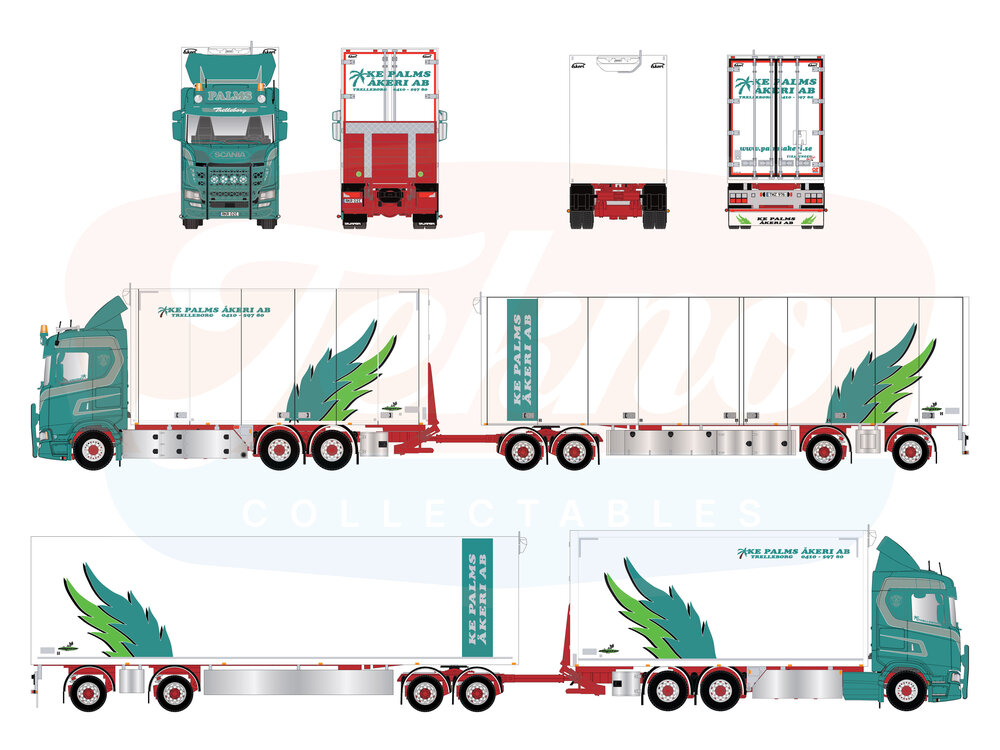 Tekno Tekno Scania NGS Highline Zweedse combi PALMS