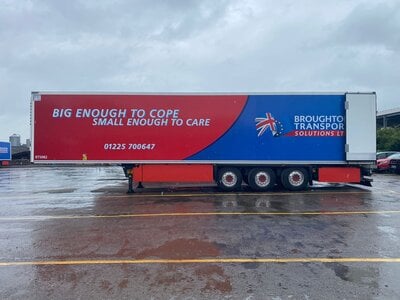 WSI WSI Scania S770 6x2 with 3-axle reefer trailer BROUGHTON TRANSPORT ENGLAND