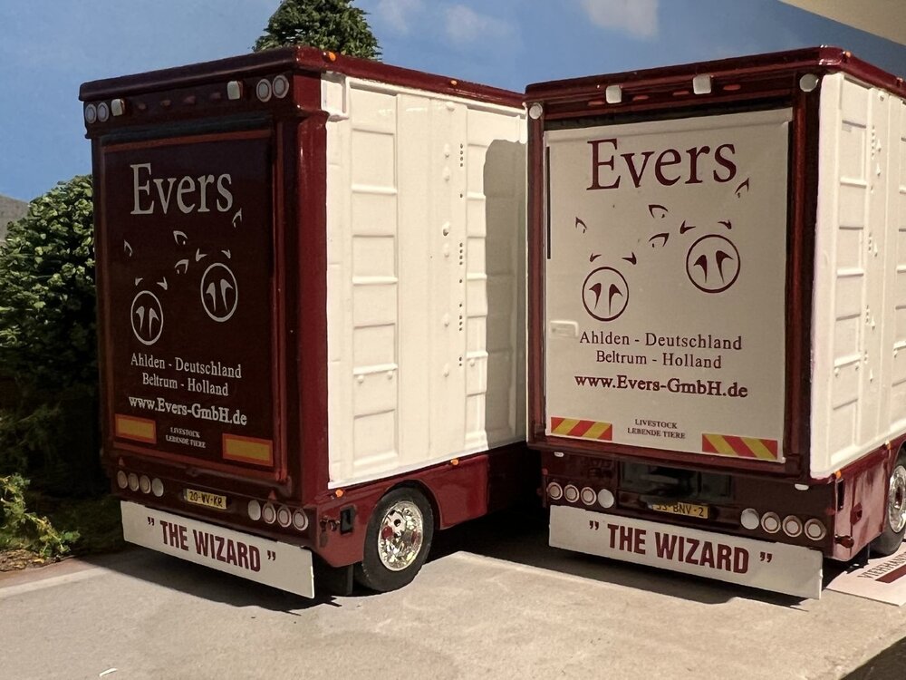 WSI  WSI Scania S highline 6x2 tag axle livestock combi EVERS