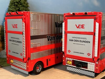 IMC IMC Scania S High roof boxed truck met veetrailer VAN DEN EIJNDEN