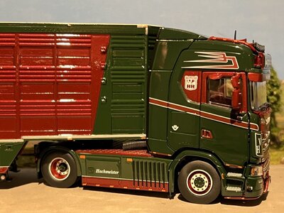 IMC IMC Scania S High roof 4x2 met veeoplegger HACHMEISTER