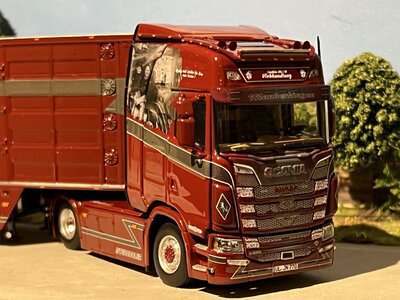 IMC IMC Scania S High roof 4x2 met veeoplegger JOACHIM NISCH