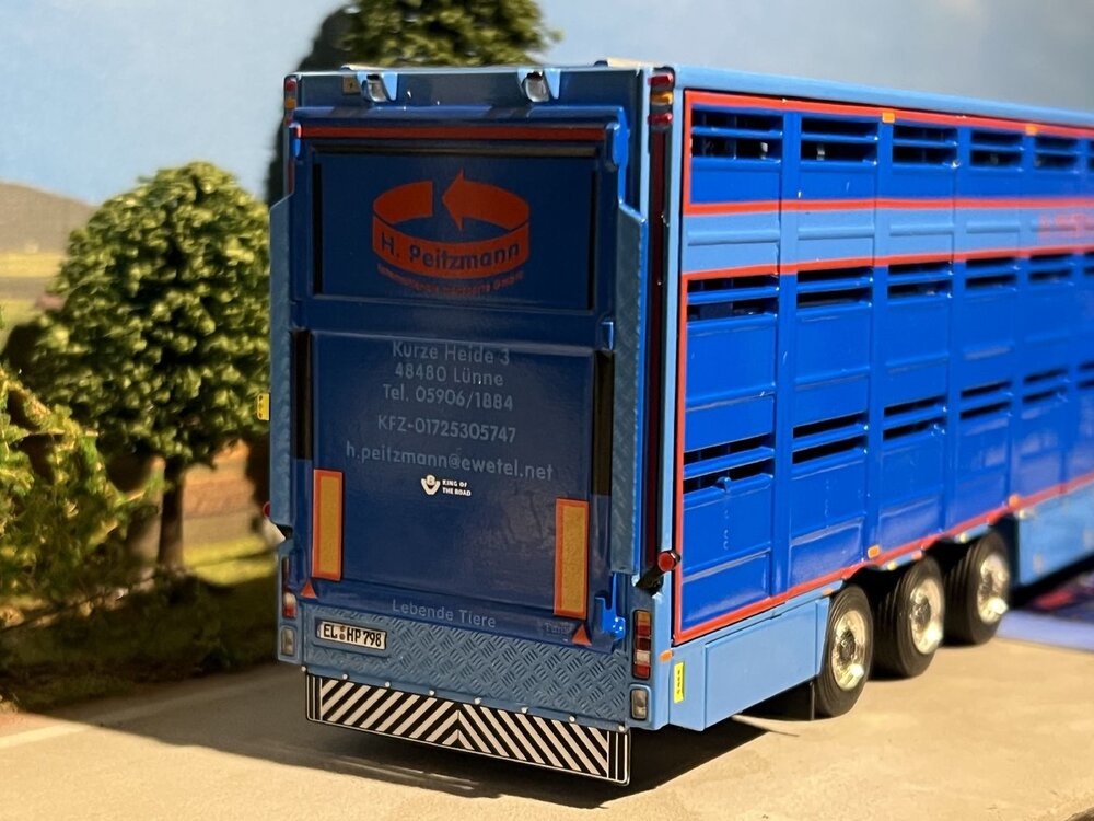 WSI WSI Scania R Topline 4x2 + 3-axle live stock trailer H. PEITZMANN