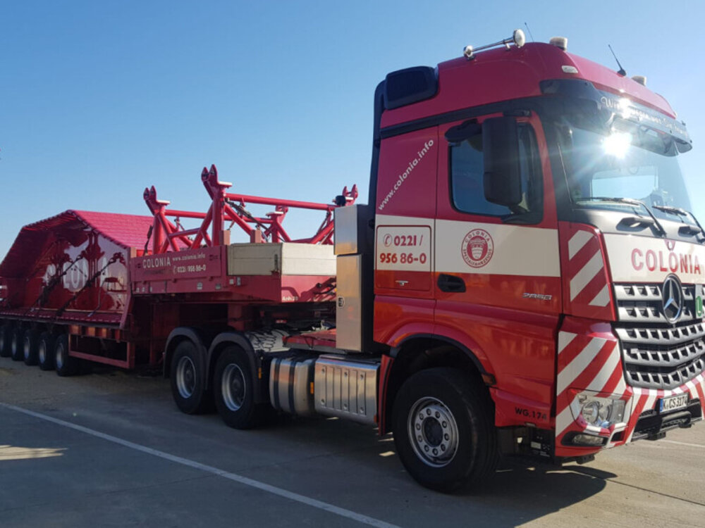 WSI WSI Load  LR11000 track ideal load for Nootboom manoovr trailer