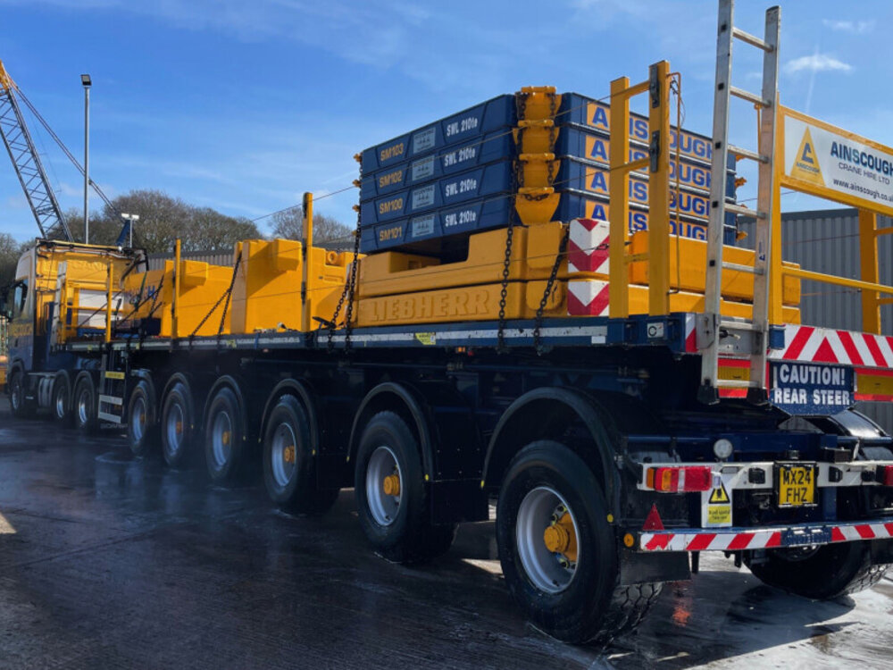 WSI WSI Scania S Highline 6x4 + 6-axle ballast trailer AINSCOUGH CRANE HIRE