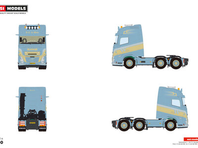 WSI WSI Volvo FH Aero Globetrotter XL 6x2 S.N. DE WITTE