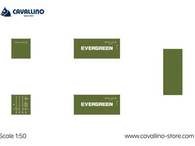 Cavallino Cavallino 20ft. container EVERGREEN