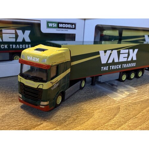 WSI WSI Schaal 1:87 Scania S Highline 4x2 + 3-axle box trailer VAEX