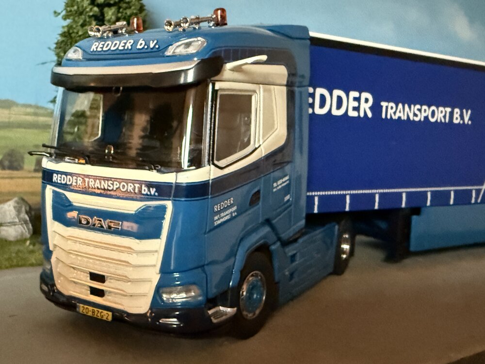 Cavallino Cavallino DAF XG met 3-as schuifzeilen oplegger REDDER TRANSPORT - MIJNHEER