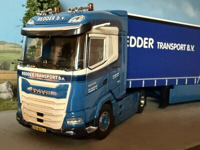 Cavallino Cavallino DAF XG met 3-as schuifzeilen oplegger REDDER TRANSPORT - MIJNHEER