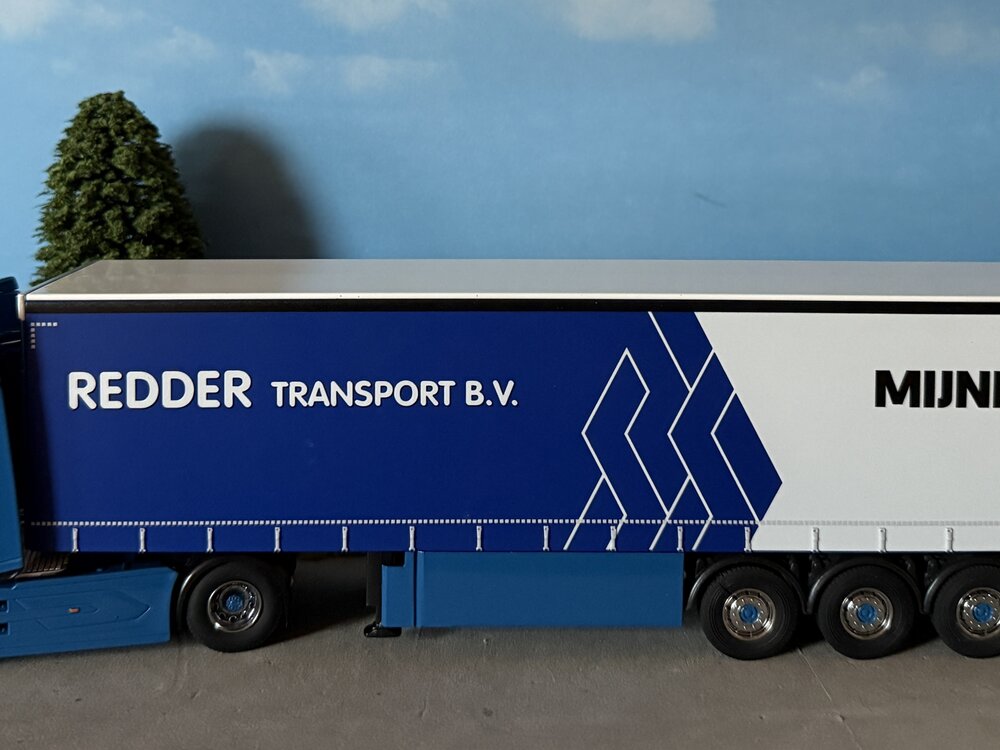 Cavallino Cavallino DAF XG met 3-as schuifzeilen oplegger REDDER TRANSPORT - MIJNHEER