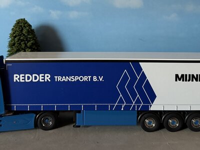 Cavallino Cavallino DAF XG met 3-as schuifzeilen oplegger REDDER TRANSPORT - MIJNHEER