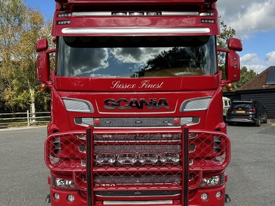 WSI WSI Scania R Topline 6x2 flatbed combi K. DRURY EAST SUSSEX