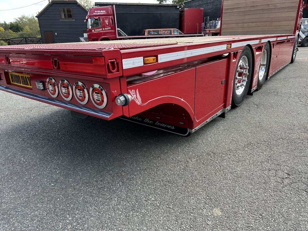 WSI WSI Scania R Topline 6x2 flatbed combi K. DRURY EAST SUSSEX