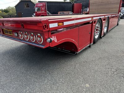 WSI WSI Scania R Topline 6x2 flatbed combi K. DRURY EAST SUSSEX