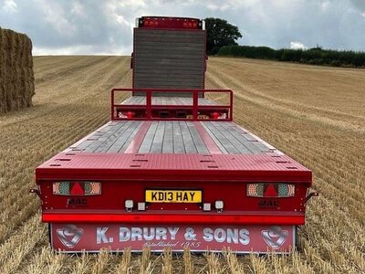 WSI WSI Scania R Topline 6x2 flatbed combi K. DRURY EAST SUSSEX