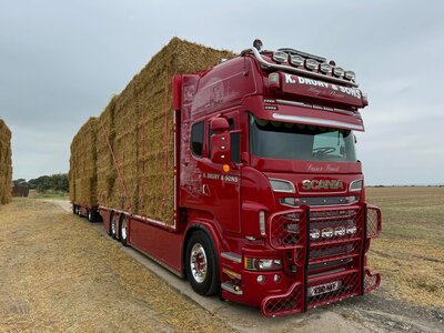 WSI WSI Scania R Topline 6x2 flatbed combi K. DRURY EAST SUSSEX