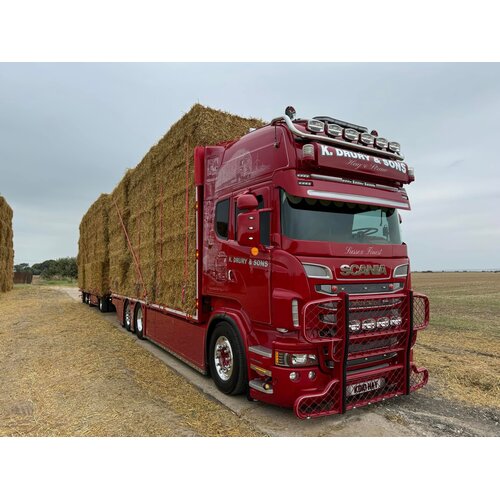 WSI WSI Scania R Topline 6x2 flatbed combi K. DRURY EAST SUSSEX