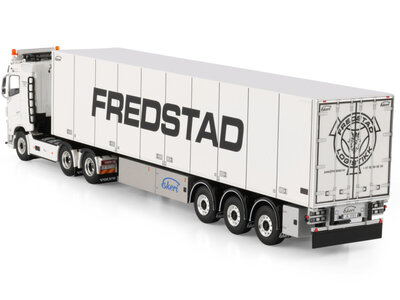 WSI WSI Volvo FH4 Sleeper cab 6x2 met 3-assige koeloplegger FREDSTAD