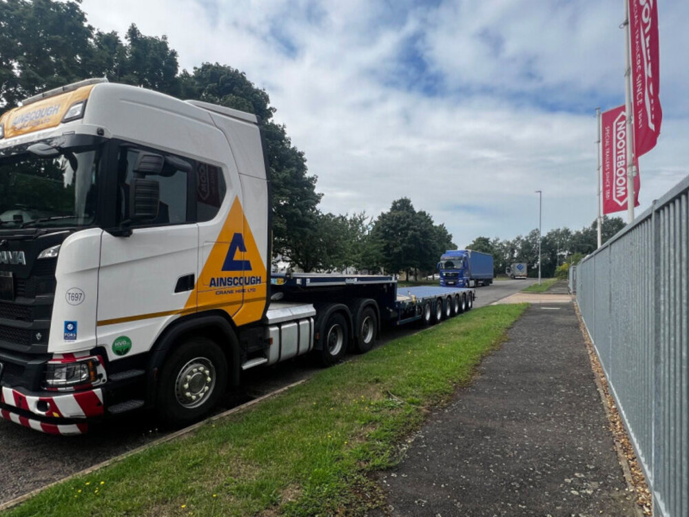 WSI WSI Scania S Highline 6x4 + 6-axle manoovr Nooteboom trailer AINSCOUGH CRANE HIRE