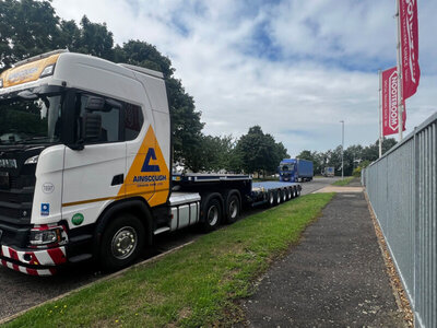 WSI WSI Scania S Highline 6x4 + 6-axle manoovr Nooteboom trailer AINSCOUGH CRANE HIRE