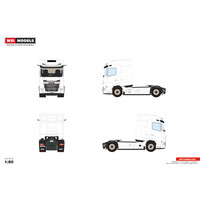 WSI DAF XG 4X2 WHITE LINE