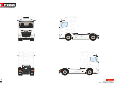 WSI WSI DAF XG 4X2 WHITE LINE