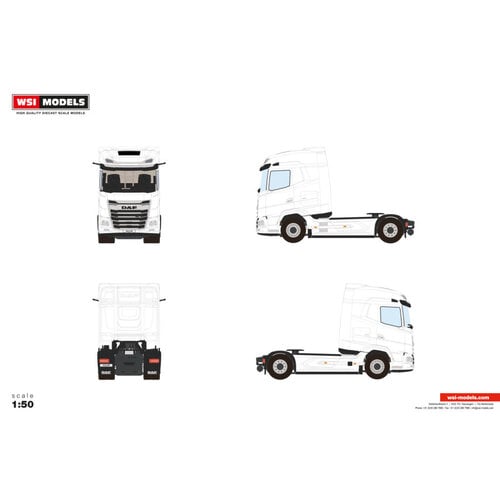 WSI WSI DAF XG 4X2 WHITE LINE