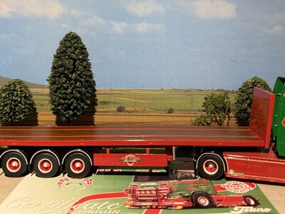 Tekno Tekno Scania Next Gen 520S Highline with 3-axle flatbed JAN MUES
