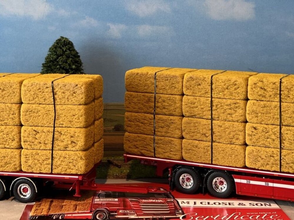 Tekno Tekno Scania Next Gen S-serie Highline rigid truck with 3-axle trailer + load CLOSE & SON