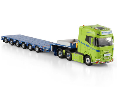 WSI WSI DAF XG+ 6x4 with  6-axle manoovr NORDIC CRANE KYNNINGSRUD